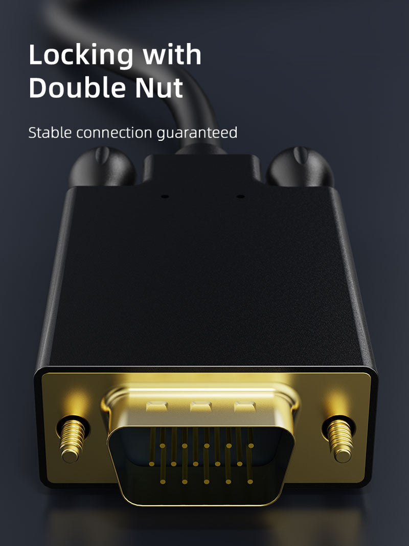 CABLETIME DisplayPort source to VGA display connection guide