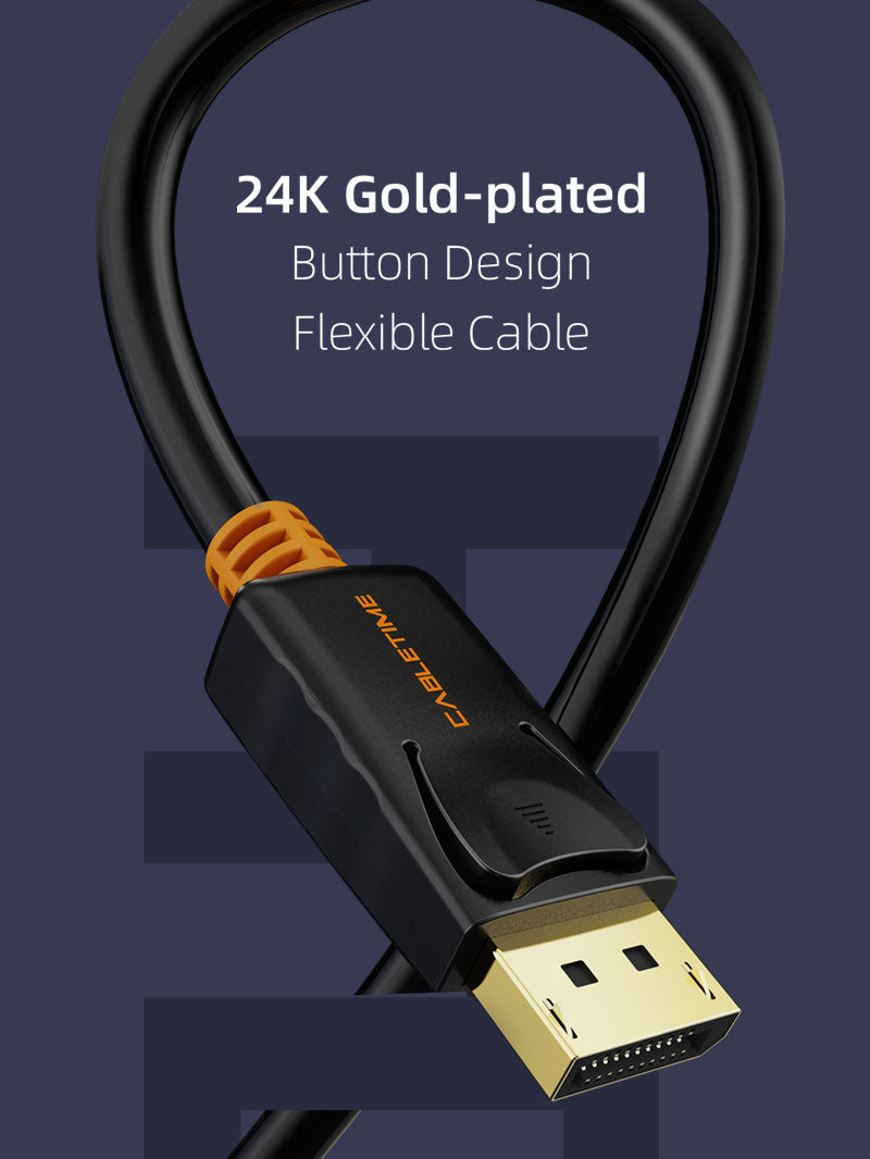 CABLETIME DisplayPort to VGA cable compatibility visual