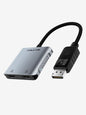 CABLETIME DisplayPort to Dual HDMI Adapter, Dual 4K@60Hz & 8K@30Hz, MST | CT-DM2H8K-AG - image 1