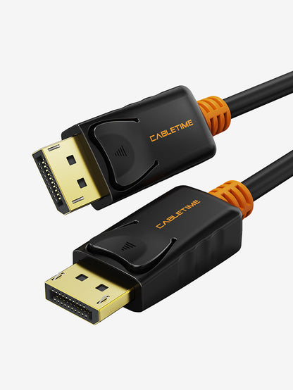 CABLETIME DisplayPort 1.2 cable 4K 60Hz feature view