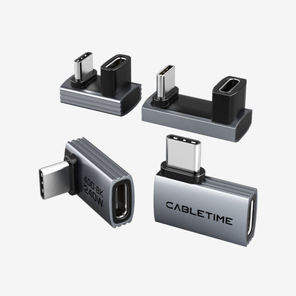 CABLETIME USB4 USB C OTG Adapter 240W 40Gbps 8K, models CP83G / CP84G / CP85G / CP86G.