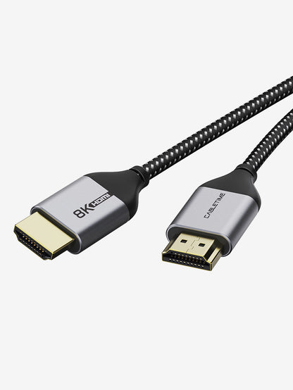 CABLETIME Ultra-Thin HDMI 2.1 Cable, 48Gbps, 8K@60Hz / 4K@120Hz, 1m / 2m | CT-AV540-HE21G(C8K)-B