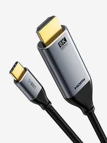 CABLETIME 8K 60Hz USB Type C to HDMI 2.1 Cable, model CC14L, SKU CT-CMHD8K-AG2