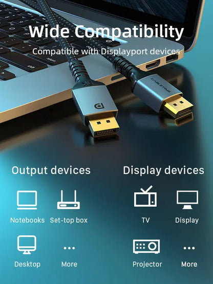 CABLETIME DisplayPort cable compatibility