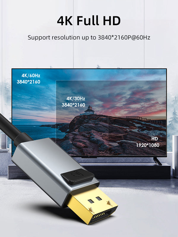 CABLETIME DP HDMI 4K 60Hz