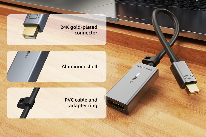 CABLETIME Mini DisplayPort to HDMI adapter durability guide