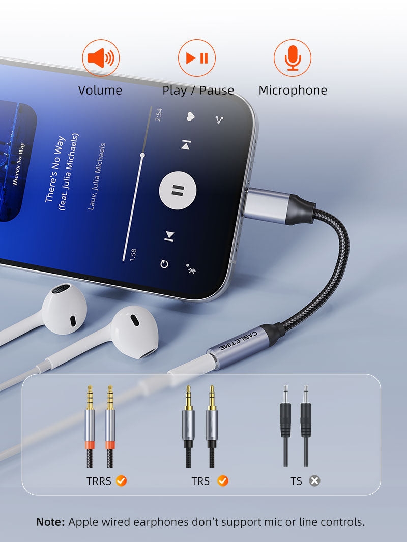 CABLETIME audio adapter controls