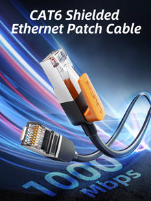 CABLETIME FTP Shielded Cat6 Ethernet Patch Cable RJ45 LAN Cable