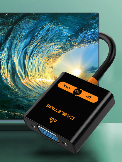CABLETIME DisplayPort to VGA adapter Full HD output