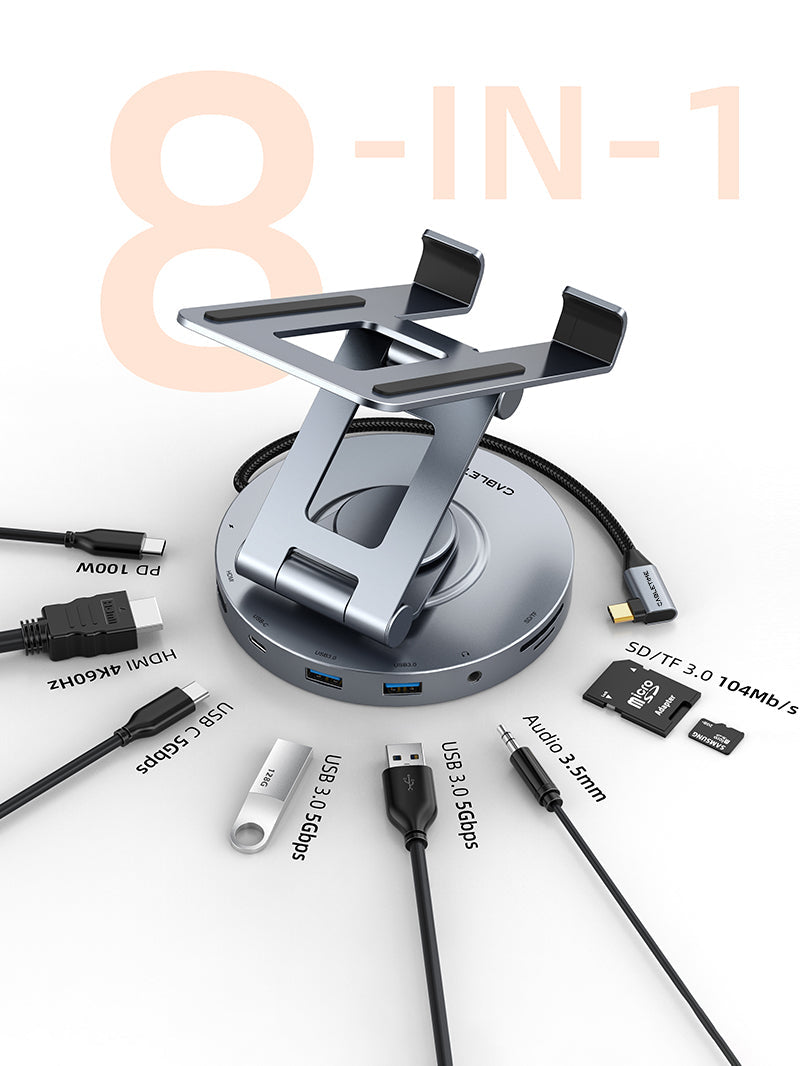 8 IN 1 USB-C Docking Station for iPad Pro Air