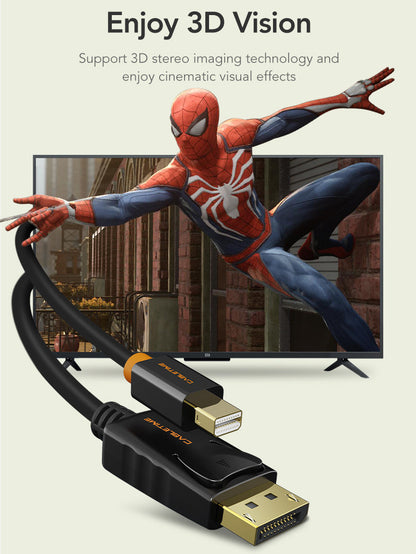 CABLETIME Mini DisplayPort to DisplayPort cable mirror and extend modes