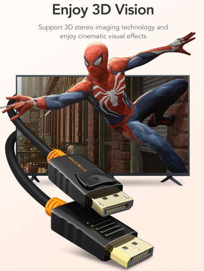 CABLETIME DisplayPort cable locking connector detail