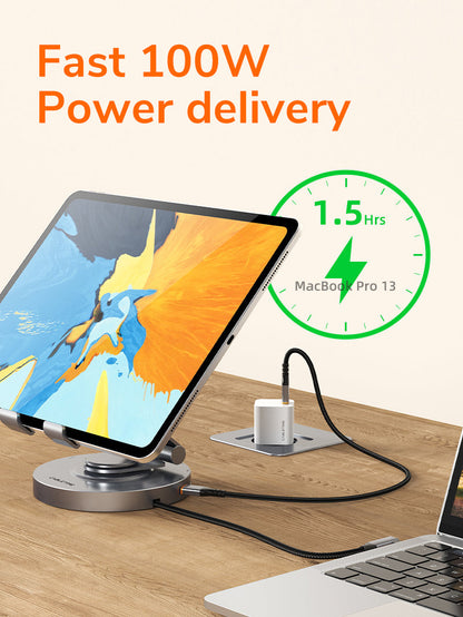 8 IN 1 USB-C Docking Station for iPad Pro Air