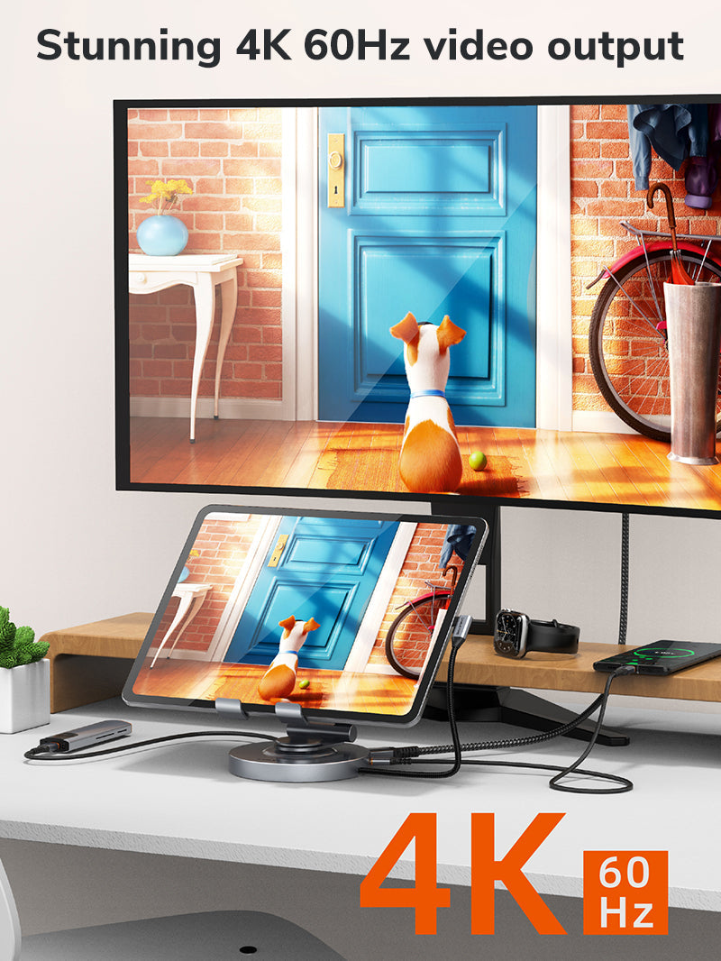 8 IN 1 USB-C Docking Station for iPad Pro Air