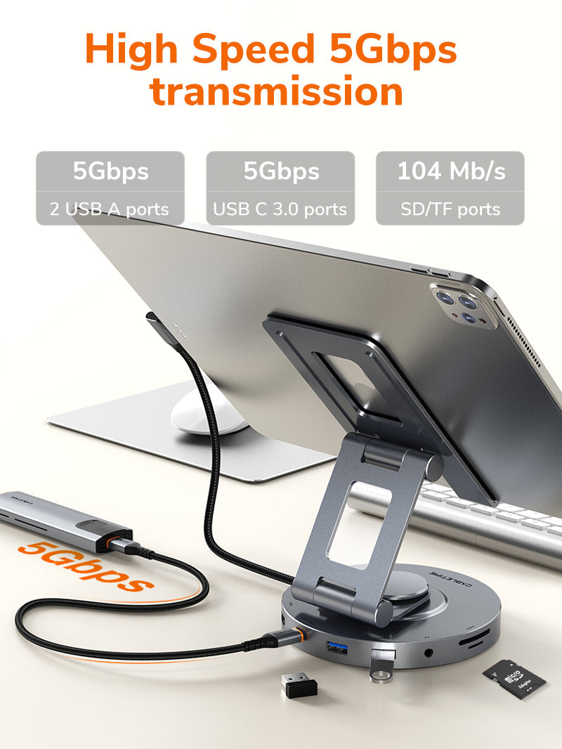 8 IN 1 USB-C Docking Station for iPad Pro Air