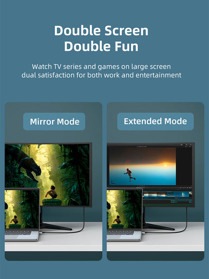 CABLETIME USB C to DisplayPort 1.4 Cable 8K 60Hz 4K 144Hz, models CC21L / CC21N, SKUs CT-CMDP8K-AG2 / CT-CMDP8K-AG3