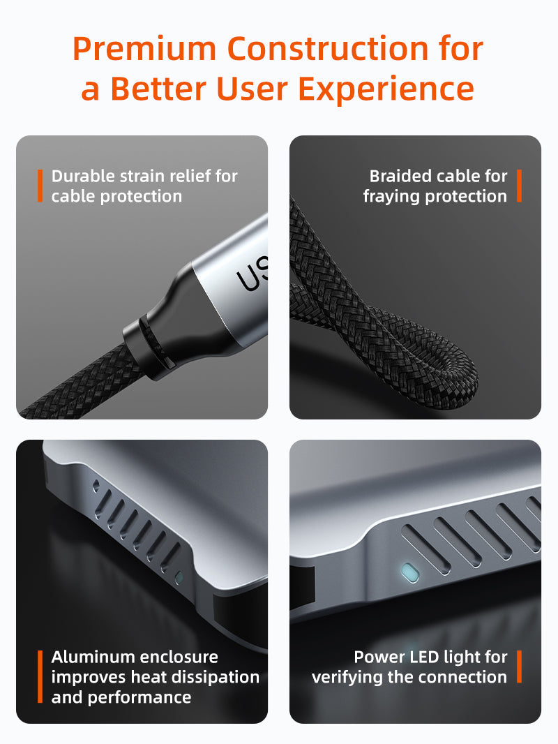 CABLETIME DisplayPort to Dual HDMI Adapter, Dual 4K@60Hz & 8K@30Hz, MST | CT-DM2H8K-AG - image 6