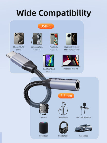 CABLETIME audio adapter compatibility