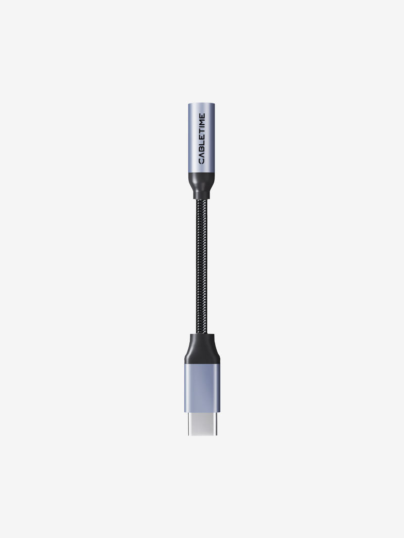 CABLETIME USB-C to 3.5mm audio adapter