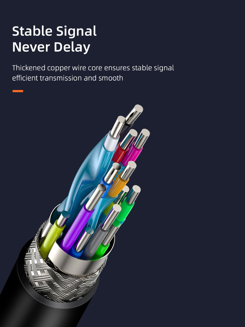 CABLETIME DisplayPort to VGA cable secure screw connection