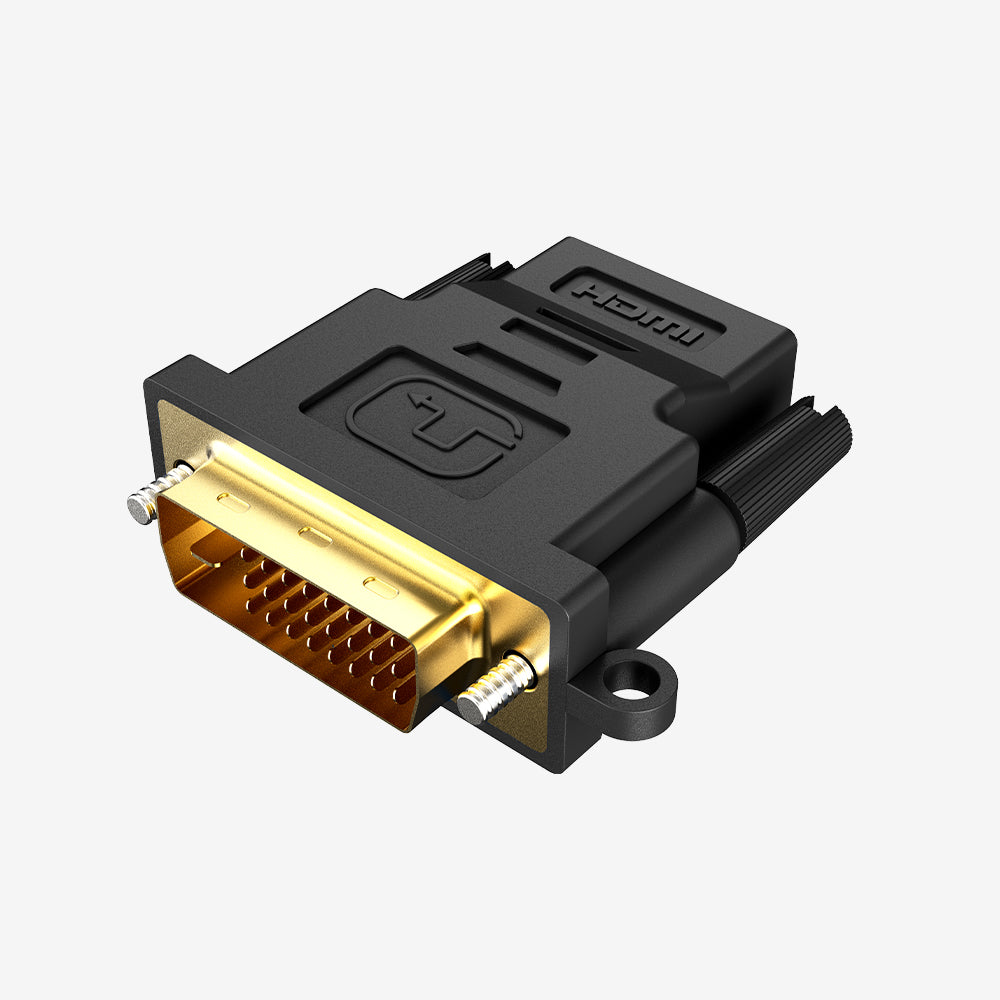 CABLETIME HDMI female to DVI 24+1 male adapter with retaining ring AV599-HA05R-GB