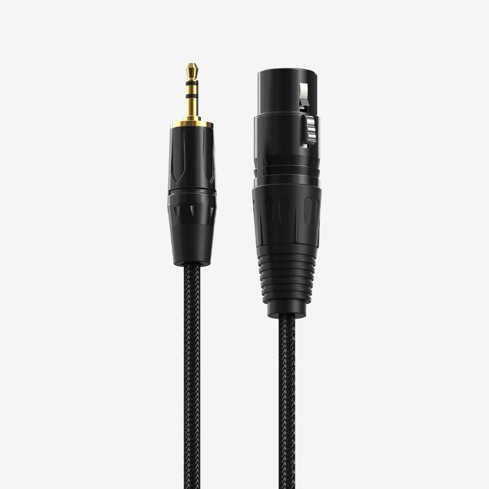 CABLETIME 3.5mm male to XLR female audio cable CT-3MXF-ZB