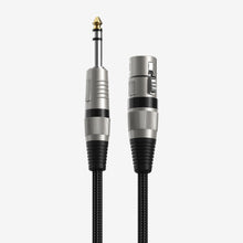 CABLETIME 6.35mm TS male to XLR female audio cable CT-6MXF-ZB