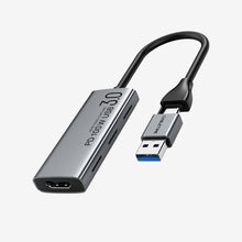 CABLETIME USB 3.0 Video Capture Card with 100W PD, HDMI to USB-A / USB-C 1080P60 for PS4, Gaming & Live Streaming