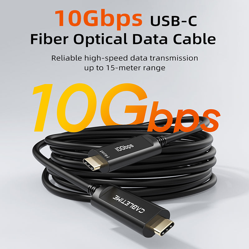 CABLETIME USB-C AOC long-distance data cable product view