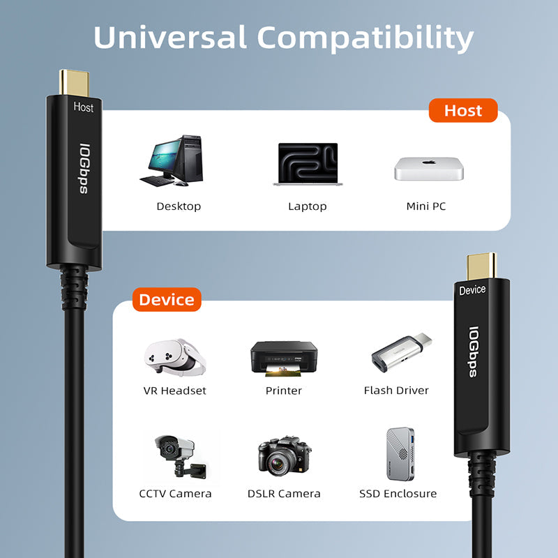 CABLETIME USB-C active optical cable durable construction