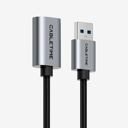 CABLETIME braided USB 3.0 extension cable