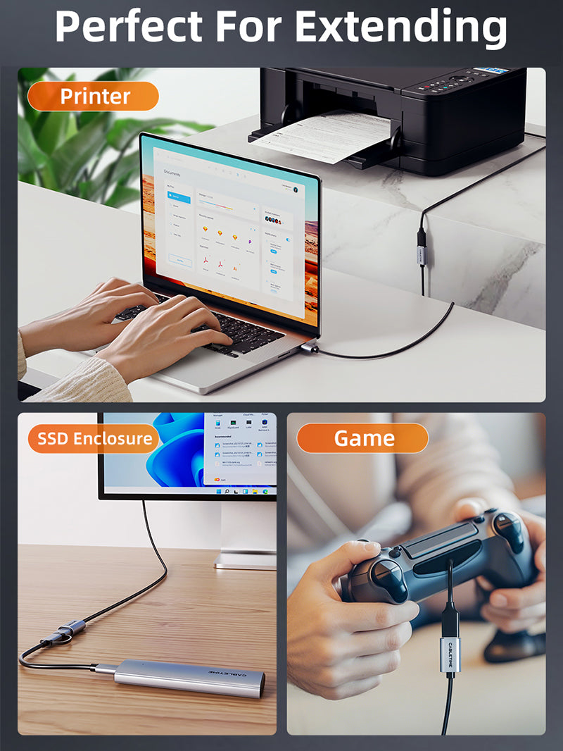CABLETIME USB 3.0 extension compatibility