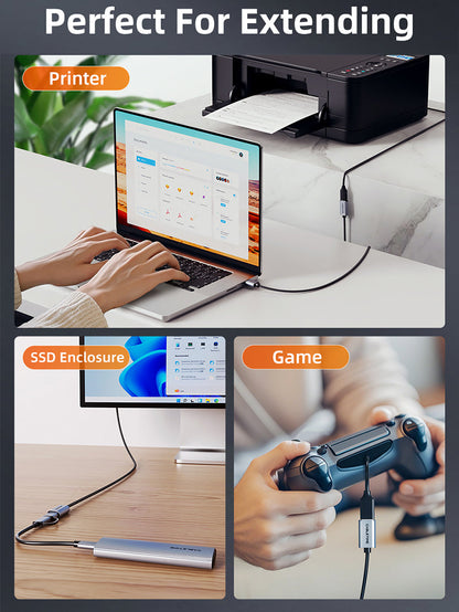 CABLETIME USB 3.0 extension compatibility