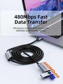 CABLETIME Active USB 2.0 A Male to A Female Extension Cable 5m / 10m / 15m / 20m / 25m / 30m.