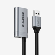 CABLETIME USB 3.0 Active Extension Cable Male to Female 5m / 10m / 15m / 20m with Amplifier