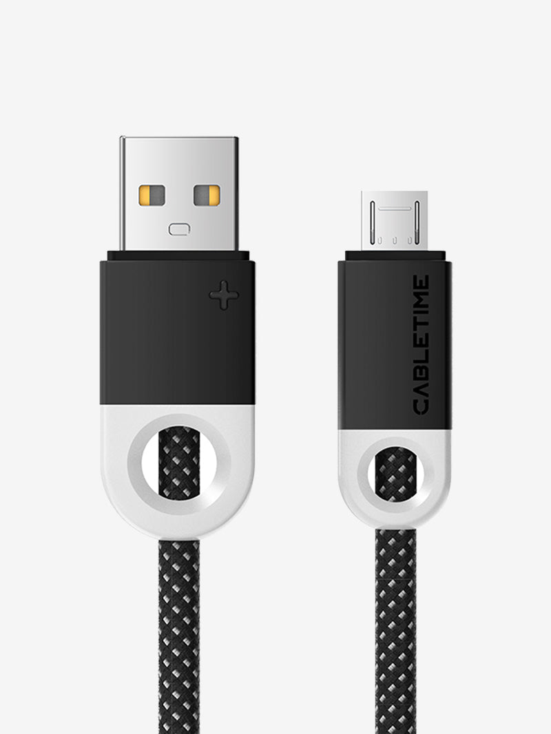 CABLETIME Micro USB cable in Starry Black