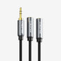 CABLETIME 3.5mm Male to Dual RCA Female Audio Cable Y Adapter, Gold-Plated HiFi Audio Splitter