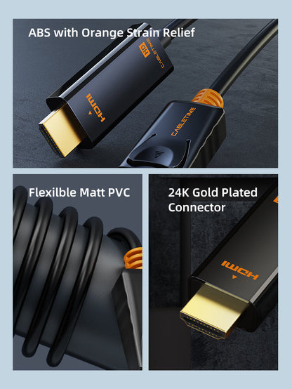 CABLETIME DisplayPort to HDMI cable construction detail