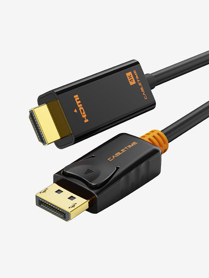 CABLETIME DisplayPort to HDMI 4K60 cable performance