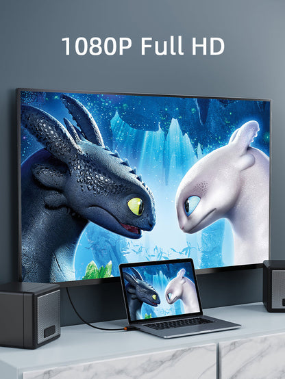 CABLETIME DisplayPort to DVI cable Full HD display output