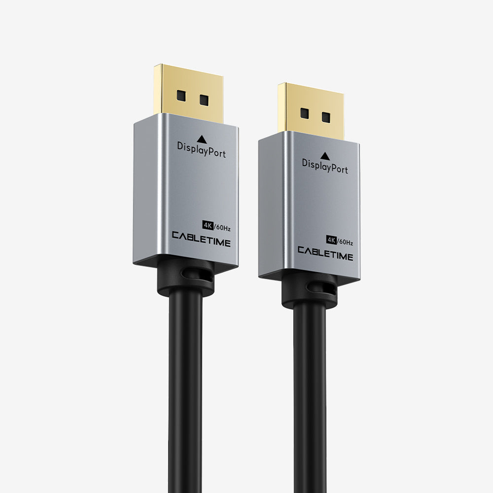 CABLETIME premium DisplayPort 1.2 male to male cable CT-AV585-P01G-SG