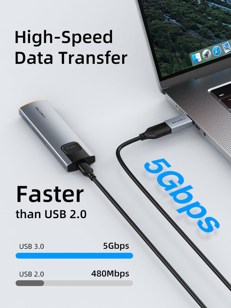 CABLETIME USB C to USB 3.0 Adapter Converter, model CP76G, SKU CT-C160-PU33-CMAF(OTG)-AS.