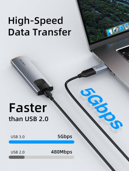 CABLETIME USB C to USB 3.0 Adapter Converter, model CP76G, SKU CT-C160-PU33-CMAF(OTG)-AS.