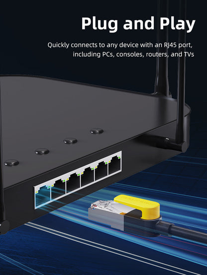 CABLETIME 10Gbps Cat7 S/STP Ethernet Patch Cable RJ45 LAN Cable
