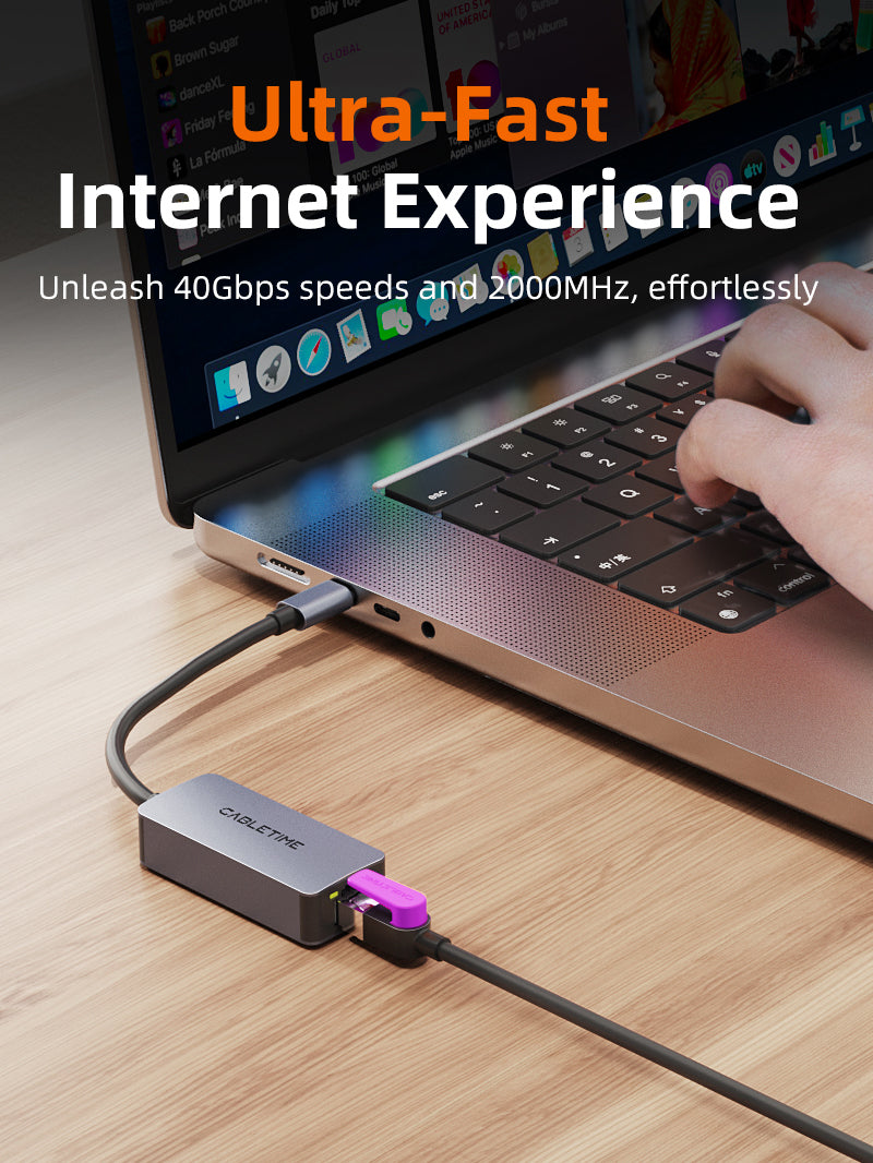 CABLETIME Cat8 S/STP Double Shielded Ethernet Patch Cable – 40Gbps RJ45 LAN Cable