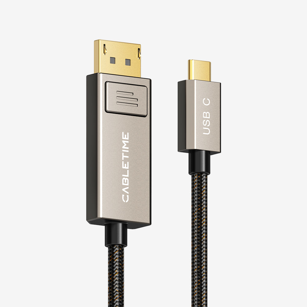 CABLETIME USB Type C to HDMI Cord 4K 60Hz for MacBook Air, model CC13K, SKU CT-C160-PU31-CMHD4-S1.8