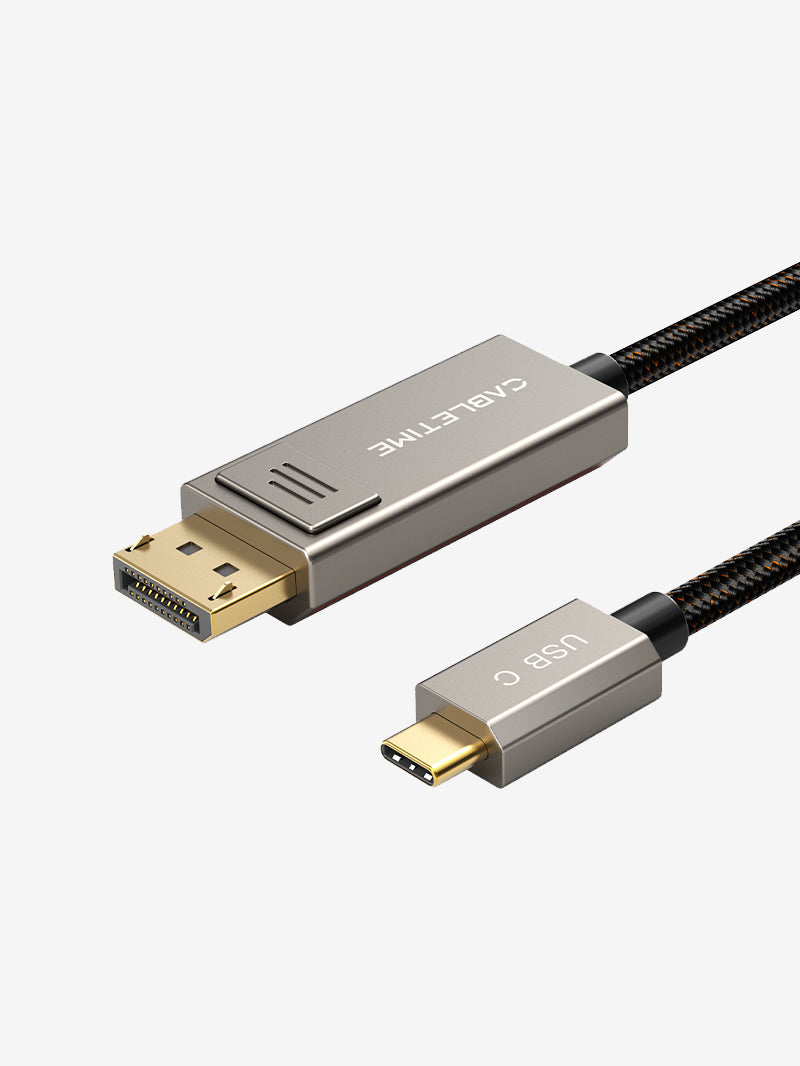 CABLETIME USB Type C to HDMI Cord 4K 60Hz for MacBook Air, model CC13K, SKU CT-C160-PU31-CMHD4-S1.8