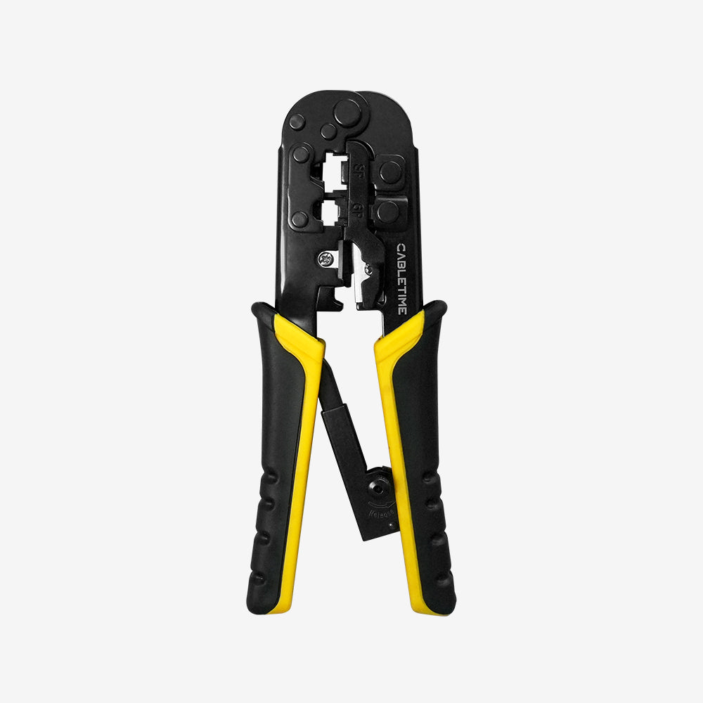 CABLETIME RJ45 Cat5 Cat6 Cable Crimping Tool for Ethernet & Telephone Cables – CNT1C
