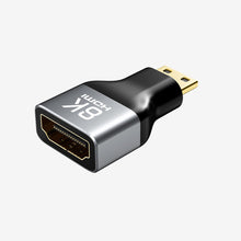 CABLETIME Bidirectional 8K Mini HDMI Male to HDMI Female Adapter, model CP45G, SKU CT-CHF8K-AG
