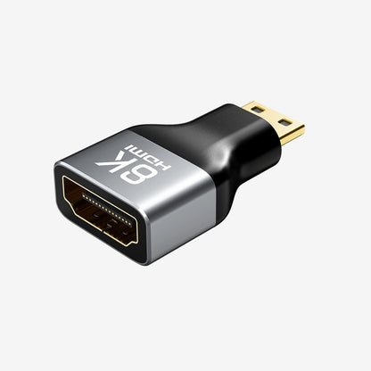 CABLETIME Bidirectional 8K Mini HDMI Male to HDMI Female Adapter, model CP45G, SKU CT-CHF8K-AG